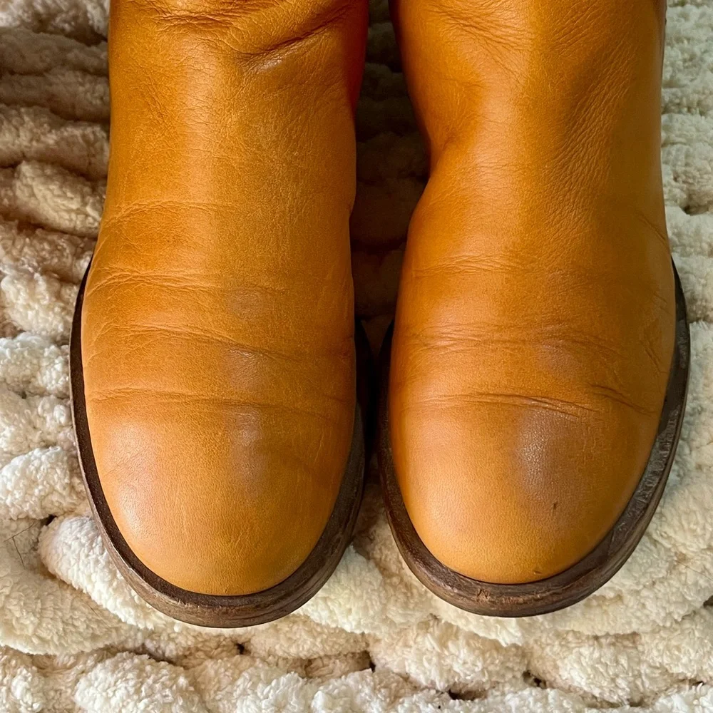 Chloé Paddington Pebbled Leather Tall Riding Boots